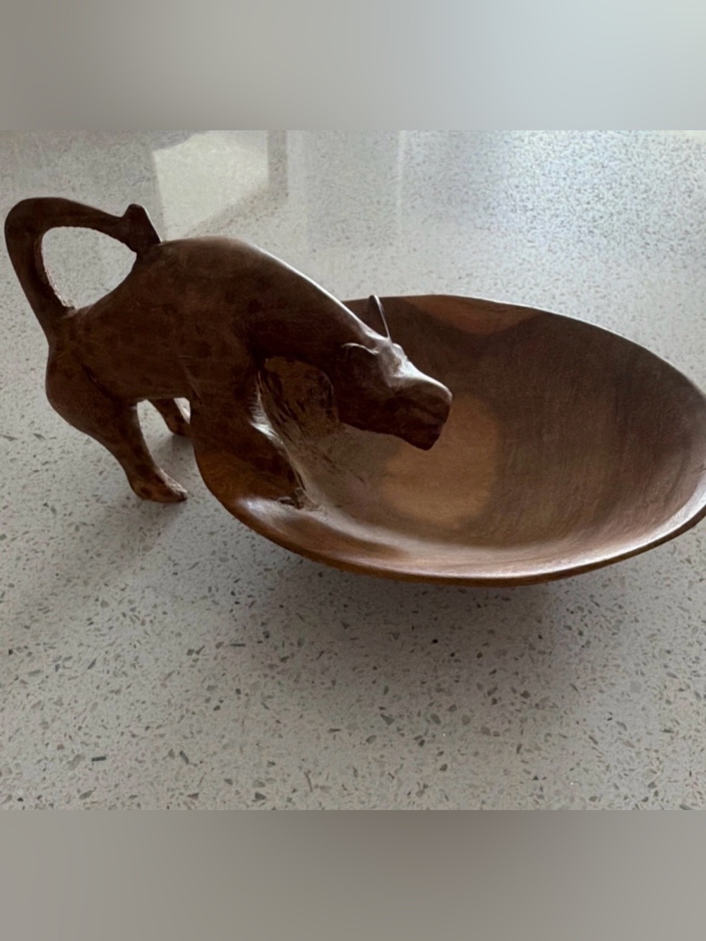 Hand-Carved Wooden Bowl